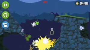 Bad Piggies Flight in the Night level 4-29 - 3 star walkthrough