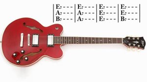 Shuffle Blues Groove _ Guitar Backing Track Key Of E