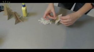 Гирлянда из ёлочек & своими руками.