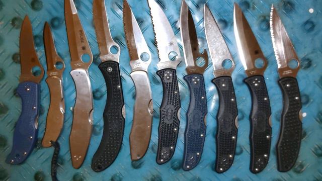 НО105. Неправильный обзор ножей #105. Моя коллекция Spyderco