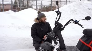 Электроскутер из БУДУЩЕГО! | WHITE SIBERIA PRO BLACK EDITION 5000W