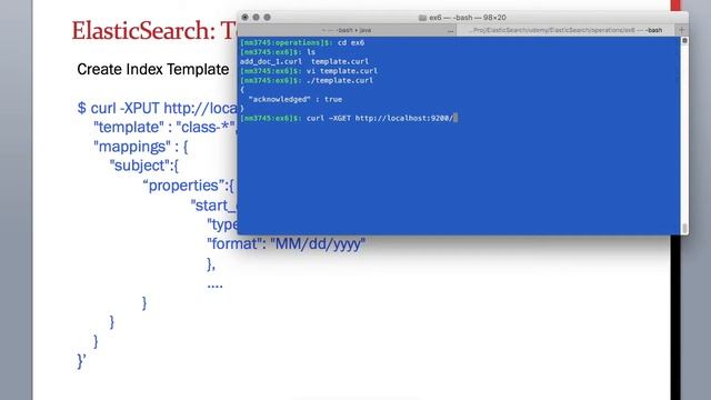 4.15 ElasticSearch Training - Creating Template for ElasticSearch Index