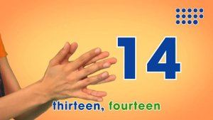COUNT WITH ME, numbers song - count by 1's to 20 - with movement and repetition - preschool / KINDE