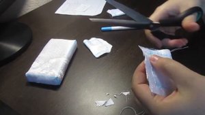 Как сделать кроватку для кукольного малыша.