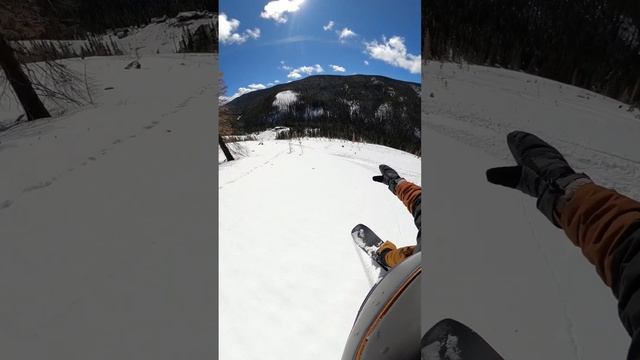 Freeriding in Colorado. Snowboarding / Фрирайд в Колорадо. Сноуборд