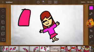 FlipaClip мини клип: Я жвачка Бабл блю!