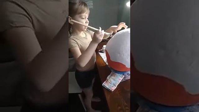 Папье-маше "Киндер сюрприз" 3-я часть смотреть онлайн