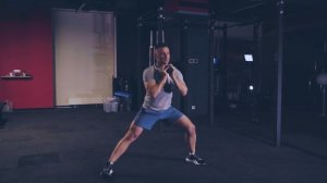 Казачки с гантелью/ DB Cossack Squat