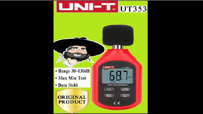 Бюджетный цифровой Шумомер Uni-T UT353 с  Aliexpress #tools