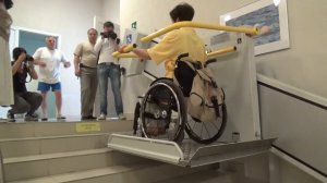 Подьемник для инвалидов в Дворце Спорта ОЛИМП