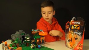 НУБ МАЙНКРАФТ ? Лего Ниндзяго 2018 Кружитцу LEGO Minecraft