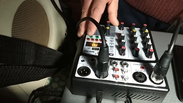 Микшерный пульт с 24 DSP эффектами BMG-Q4B. Микшер с Китая. Обзор эффектров и работа от bluetooth смотреть онлайн