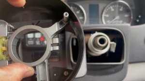 How to remove mercedes sprinter 906 steering wheel airbag squib indicators ignition clocks dash po