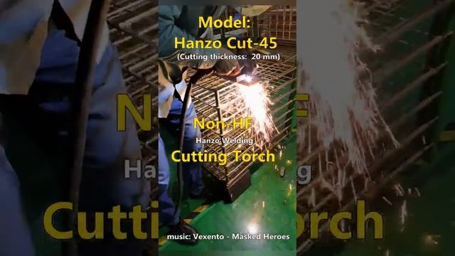 SG45 Non-HF Cutting Torch With Hanzo Cut 45 Plasma Cutting Machine