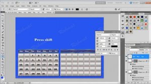 Calendar Design in Photoshop CS 5