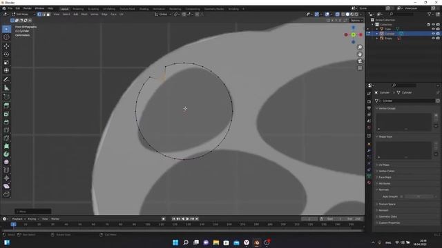 3D моделирование BLENDER Салфетница