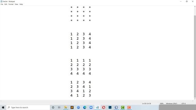 Java Bangla Tutorial- 32 - Pattern Example Part -3 смотреть онлайн