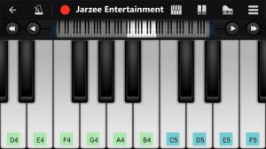 Tujhe Dekha To Yeh Jana Sanam Mobile Piano Tutorial | Jarzee Entertainment