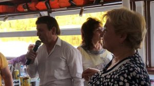 Нафкат Нигматуллин в Уфе на теплоходе Чайка