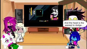 DELTARUNE react to "A different Snowgrave" | Read Description | Gacha Reaction