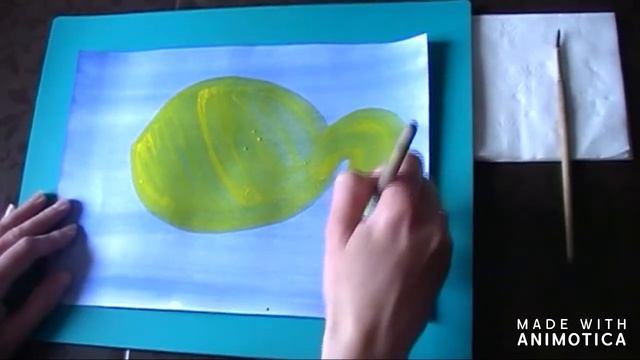 Мастер-класс по рисованию "Золотая рыбка" смотреть онлайн