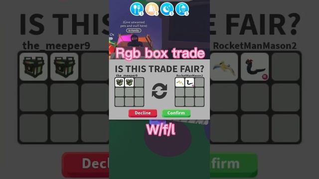 RGB box trade #adoptme #roblox #robloxgame #adoptmeroblox