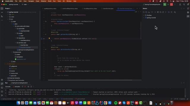 9. Spring boot for Beginners - Data Access Layer Get user [JpaRepository - findById(T id)] смотреть онлайн