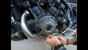 Yamaha V-Max 1700 Generator & Mid gear covers. В-Макс 1700 Защита рук, установка прозрачных крышек
