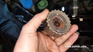 Причина биения шкива коленвала на VW T4 1.9d, ABL