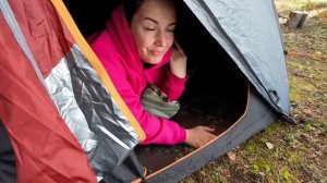 Отдых с палаткой. Рыбалка в Карелии на лесном озере