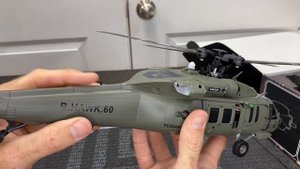 YX Black Hawk UH-60 Scale RC Helicopter Unboxing And Review