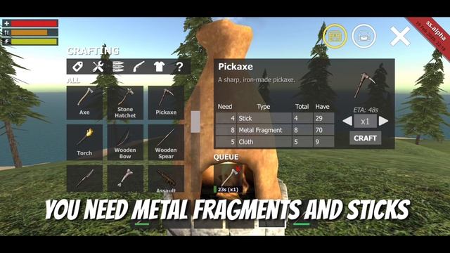 Complete guide/how to Survival Simulator.. Sulfer,gunpowder, charcoal, metal frags etc