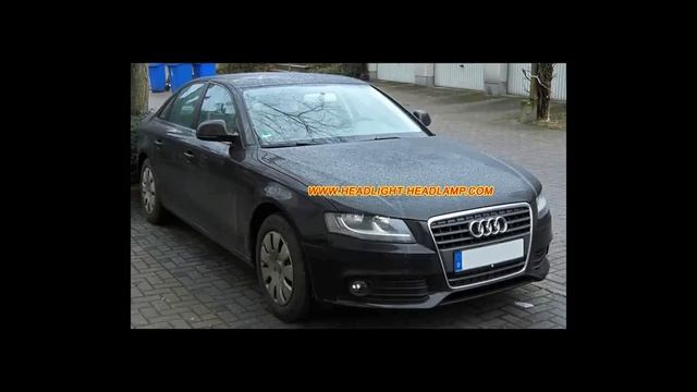 Audi A4 S4 RS4 B8 Halogen to HID Bi-Xenon Headlight  Adapter Wiring Harness Wires Cable