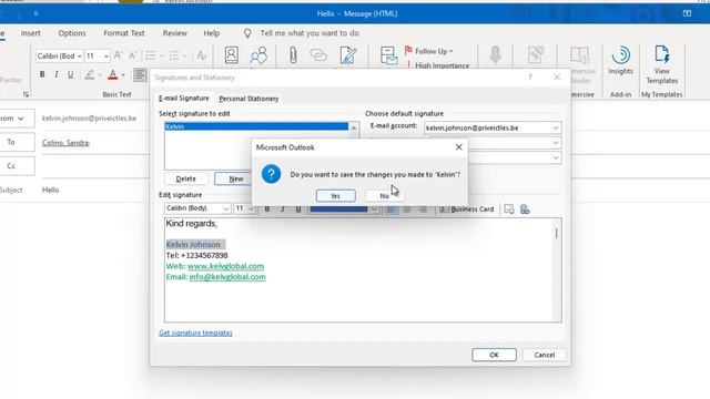 Outlook 2021 Tutorial - How to Create an Email Signature in Outlook 2021 | Office 2021 - Part 14 смотреть онлайн