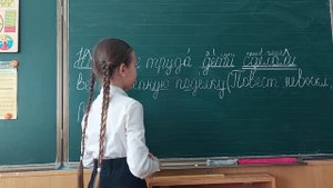 Разбор предложения,  3 класс. Айлин