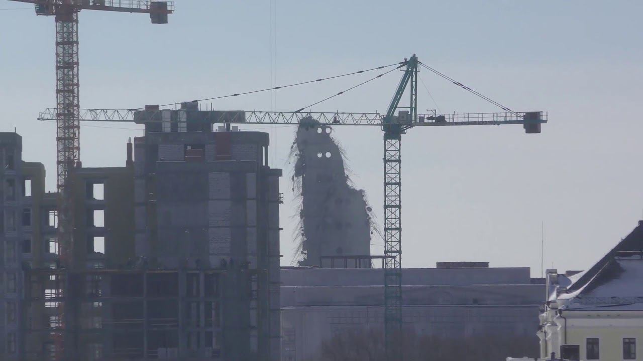 Снос телебашни в Екатеринбурге. Сюжет Телевизионного Агентства Урала (ТАУ) от 26 марта 2018 года. смотреть онлайн