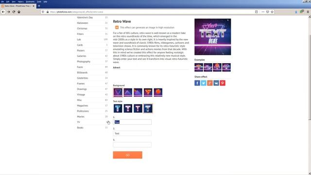 How to use Photofunia's Retro Wave смотреть онлайн