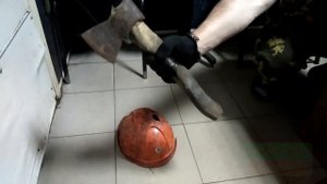 Супер тест строительной каски!!!