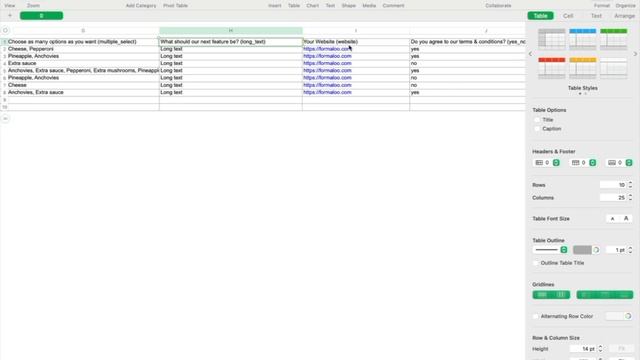 How to import your forms and responses using Excel