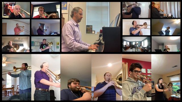 JMU Virtual Trombone Choir (Verhelst: Song for Health) May 2020 смотреть онлайн