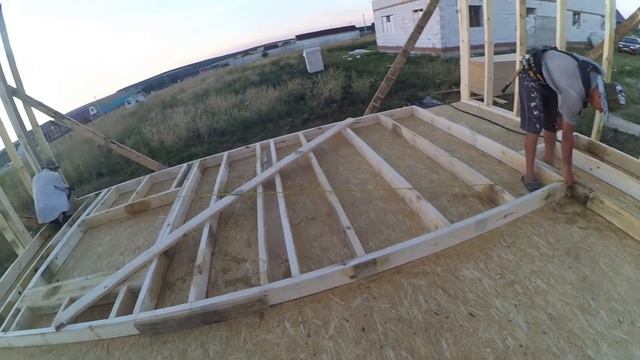 Каркасник под Уфой. 16. Ловим геометрию стены смотреть онлайн