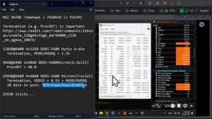 Big DDR5 overclocking. 128GB, 192GB, 96GB  (4x32, 4x48, 2x48). with AMD ryzen 7950X3D