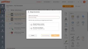 Combine & Merge PDF Documents