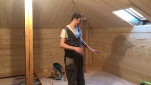 Половая доска из ели , укладка на лаги
