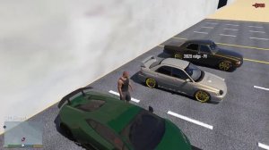 GTA 5 Subaru Impreza WRX STI vs Lamborghini Huracan LP580 в дрег заезде субару победил,