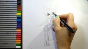 Как нарисовать красивую девушку  How to draw a girl