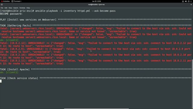 RHCE RHEL 8 - Ansible - Configure privilege escalation on managed nodes смотреть онлайн