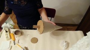 Ёлка из салфеток. Мастер класс.