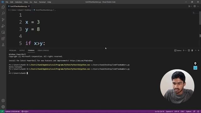 LCM in Python | How to find LCM of two numbers using python? | Learn Python in Kannada - #19 смотреть онлайн