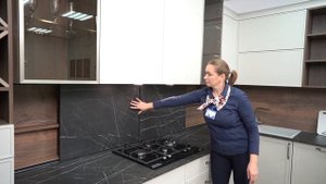 Кухня Монтанья - раздвижная стеновая панель